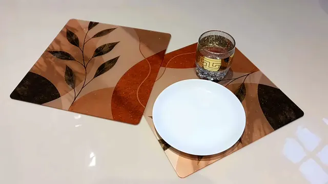 Terracotta Leaf Mats, photo 2