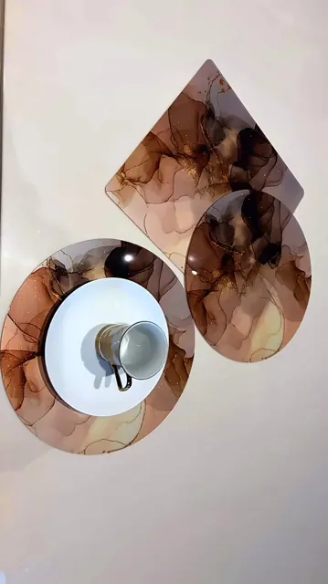 Rose Marble Mats