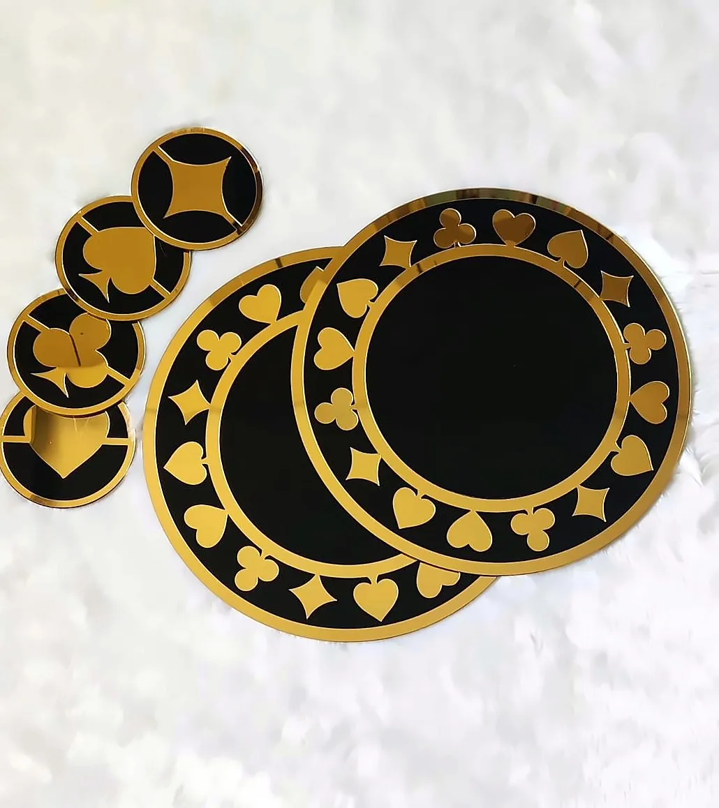Heart Rim Mats & Coasters