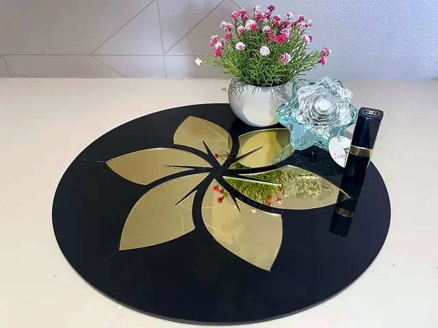 Lotus Bloom Round Mat